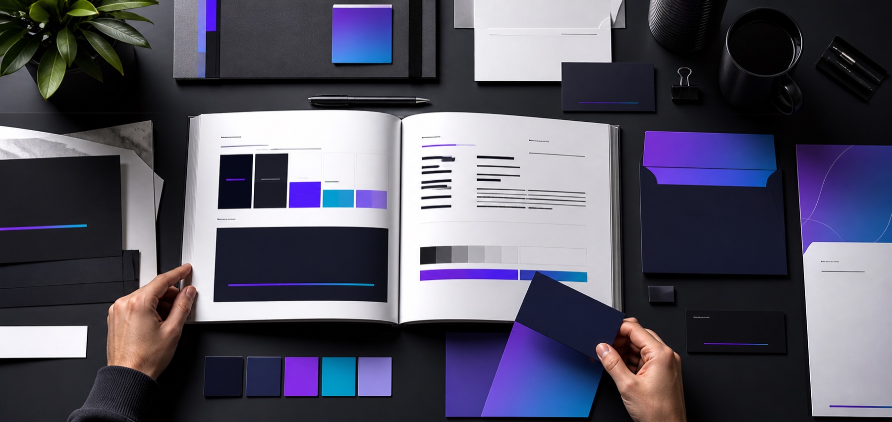 Diseño de identidad visual y manual de marca